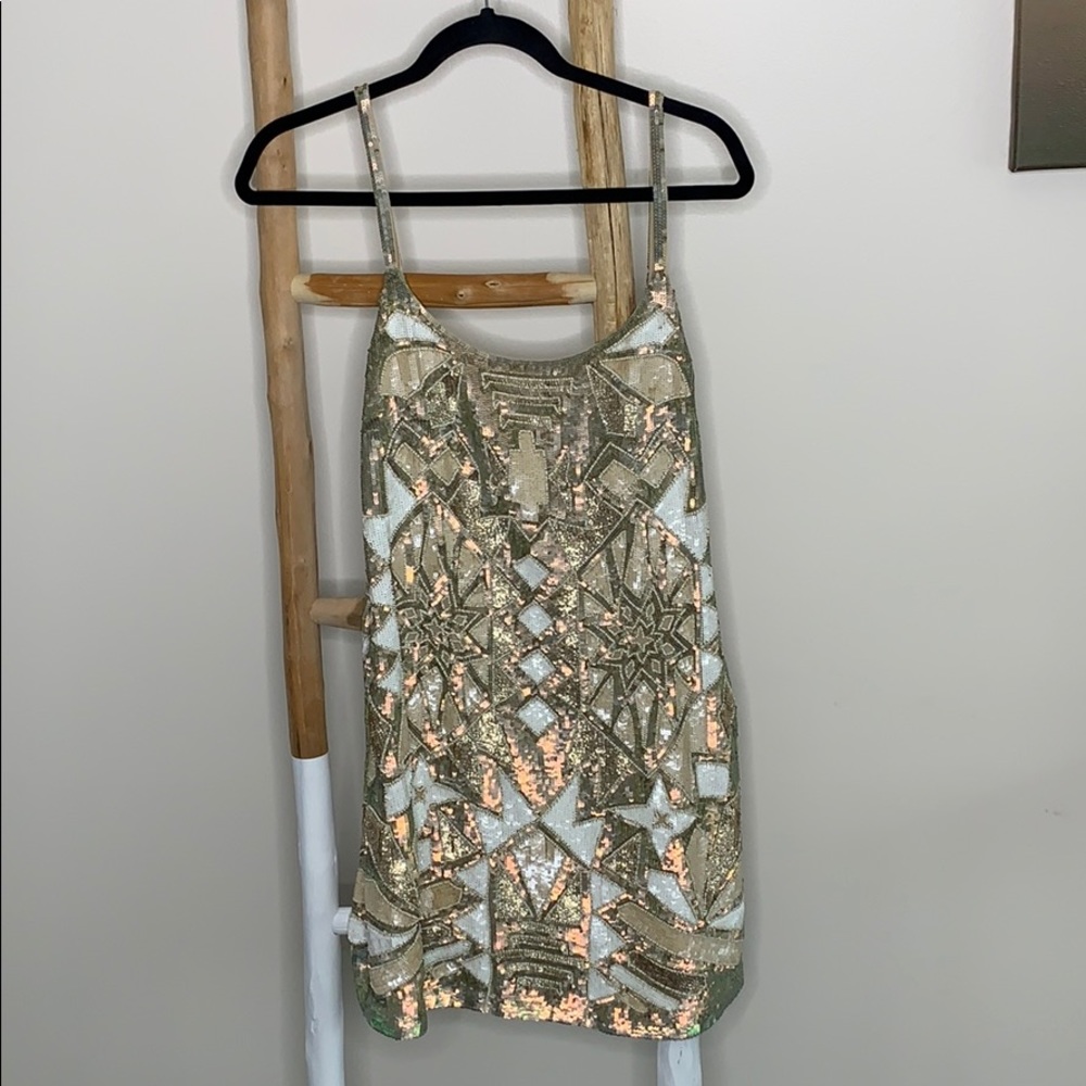 Needle & Thread embellished mini dress